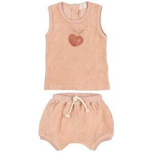 Buho Baby Girl Terry Tank & Bloomer Matching Outfit Set size 18 months